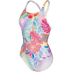 Arena Allover Swim Pro Back Badpak Dames - Wit Multi