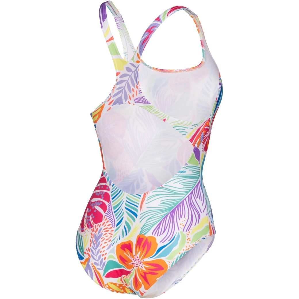 Arena Allover Swim Pro Back Badpak Dames - Wit Multi - Afbeelding 2