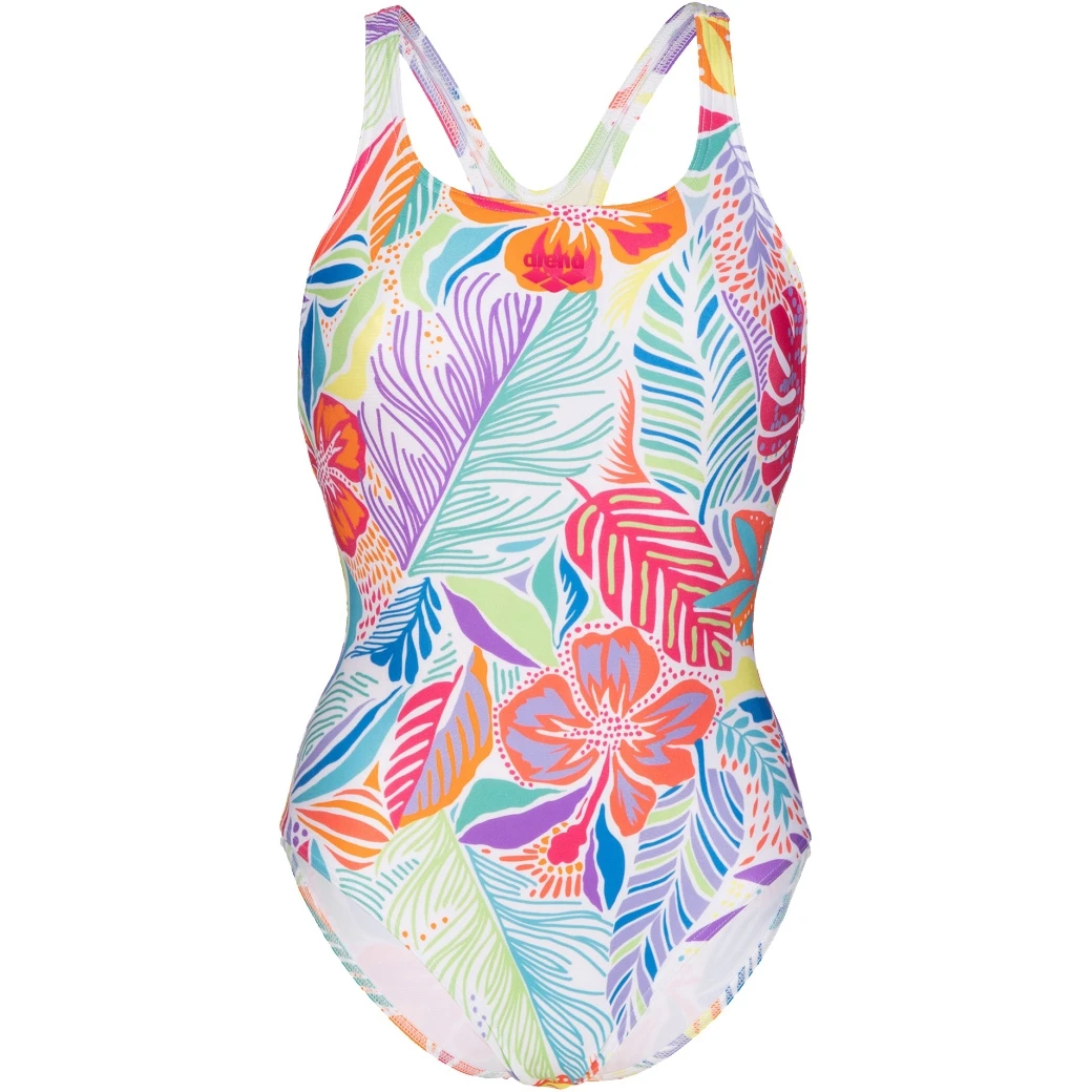 Arena Allover Swim Pro Back Badpak Dames - Wit Multi - Afbeelding 3