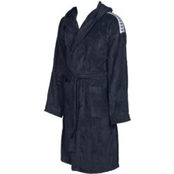 Arena Core Soft Bathrobe - Navy White