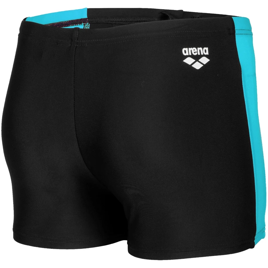 Arena Feel Thrice Zwemshort Jongens - Zwart/Turquoise/Wit - Afbeelding 2