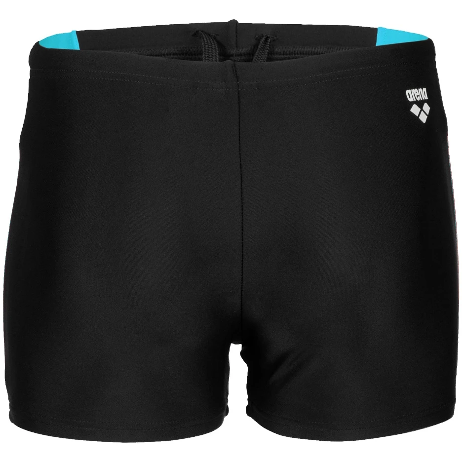 Arena Feel Thrice Zwemshort Jongens - Zwart/Turquoise/Wit - Afbeelding 4