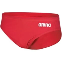 Arena Team Solid Zwemslip Heren - Rood-Wit