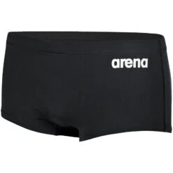 Arena Team Solid Low Waist Zwemshort Heren - Zwart/Wit