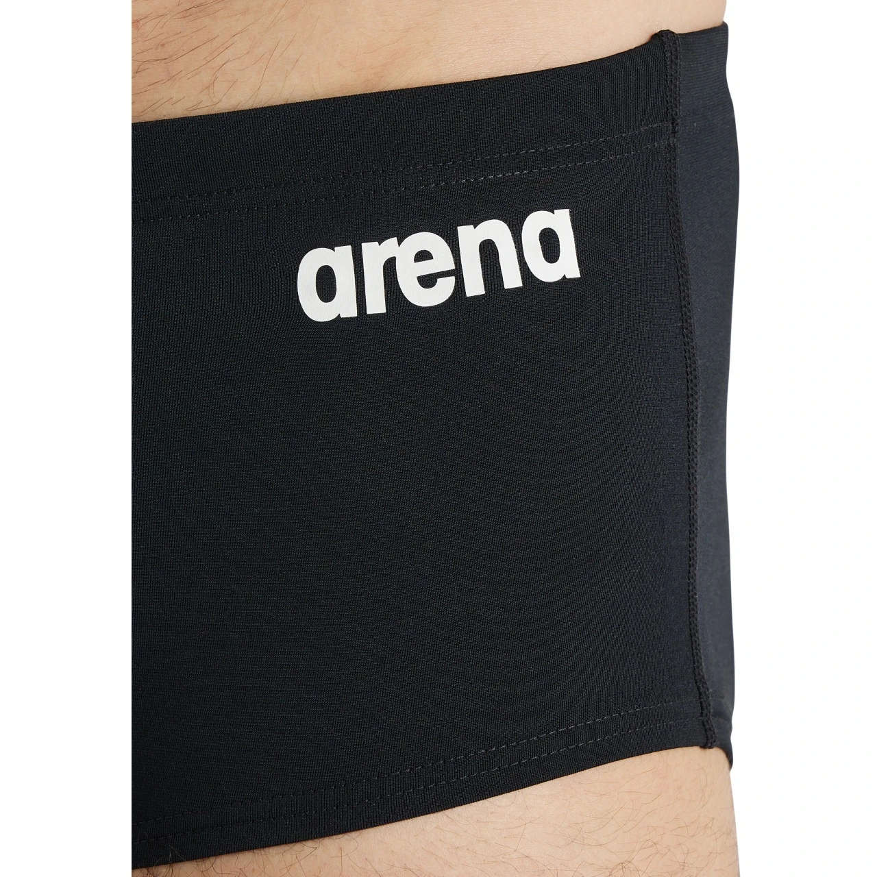 Arena Team Solid Low Waist Zwemshort Heren - Zwart/Wit - Afbeelding 7