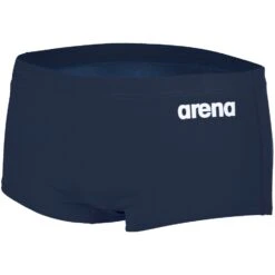 Arena Team Solid Low Waist Zwemshort Heren - Navy/Wit