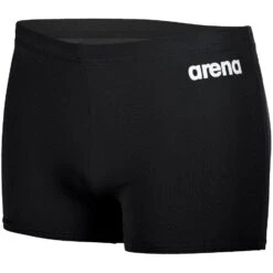Arena Team Solid Zwemshort Heren - Zwart/Wit