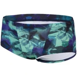 Arena Performance Hero Camo Low-Waist Zwemshort Heren - Green Lake Multi
