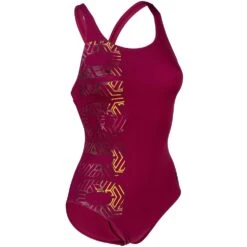 Arena Performance Kikko Pro V Back Badpak Dames - Red Fandango/Black