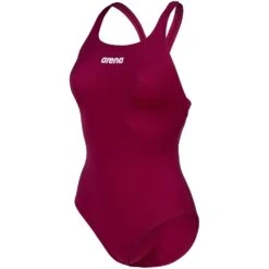 Arena Performance Solid Swim Pro Team Badpak Dames - Red Fandango/Wit