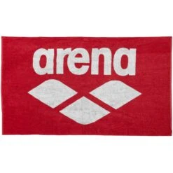 Arena Pool Soft Katoenen Handdoek - Red-white