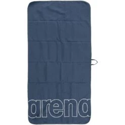 Arena Gym Smart Plus Microvezel Handdoek - Navy/Wit