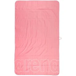 Arena Pool Smart Plus Microvezel Handdoek - Roze/Wit
