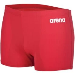 Arena Team Solid Zwemshort Heren - Red/White
