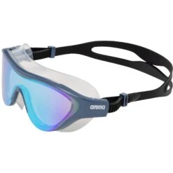 Arena The One Mask Mirror Zwembril - Blauw - Grey Blue/Black