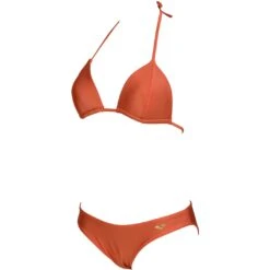Arena Triangle Solid Bikini Dames - Coral