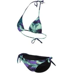 Arena Allover Triangel Bikini Dames - Green Lake Multi